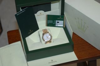 Rolex 218238 Day Date II (2) 18K Yellow Gold President 41mm White