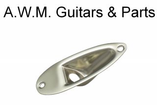 Buchsenblech Jack Plate Buchsenplatte Fender Strat Stratocaster Style
