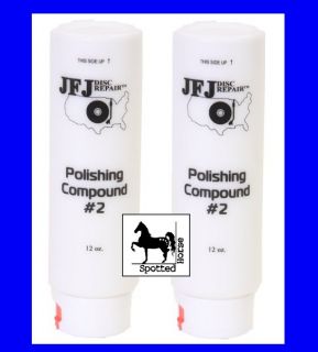Compound #2 (WHITE) 12oz for JFJ Easy Pro / Disc Repair [2 Pack] New