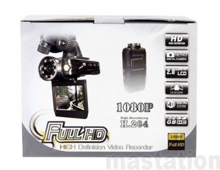Full HD 1080P Car DVR Cam Recorder Camcorder Vehicle Dashboard Camera