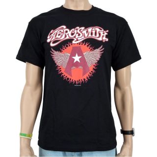 Aerosmith   Flying A Band T Shirt, schwarz