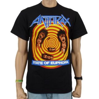 Anthrax   State Of Euphoria Band T Shirt, schwarz