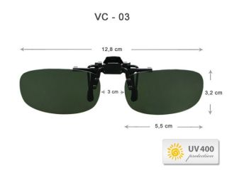 Brillen Aufsatz Sonnenbrillen Clip mit Arretierung VC 0