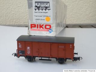 Piko 95437 gedeckter Güterwagen Stendal G in OVP, DR Ep.3a, Top Wagen