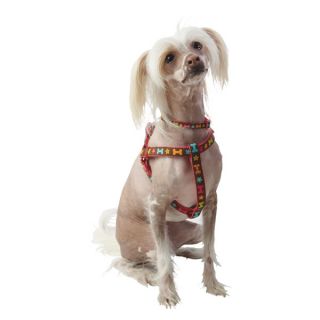 Top Paw&reg Chloe  Multi Print/Pink & Brown Dog Harness