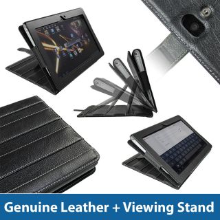 Black Guardian Leather Case for Sony Tablet S Android 16GB WiFi