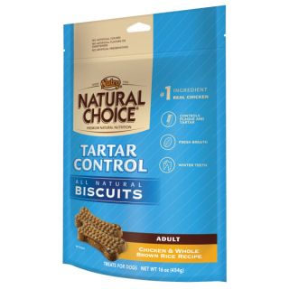 NUTRO NATURAL CHOICE Tartar Control All Natural Adult Dog Biscuits   Dog