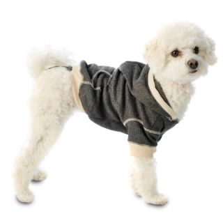 PetRageous Designs On the Go Heathered Dog Hoodie   Charcoal