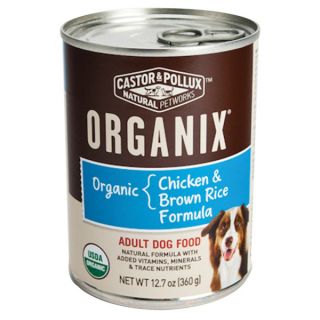 Castor & Pollux Organix Chicken & Brown Rice Canned Dog Food   Food   Dog
