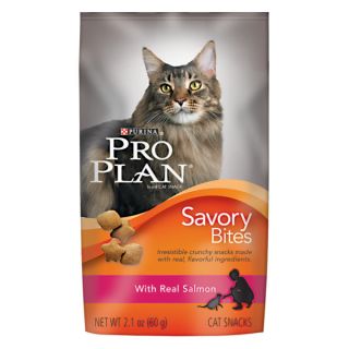 Purina Pro Plan brand Savory Bites Cat Snacks   Treats   Cat