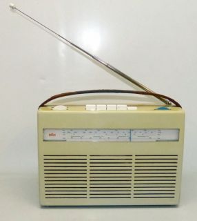 BRAUN T22 Transistorradio Design Klassiker Dieter Rams   funktioniert