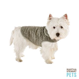 Martha Stewart Pets™ Quilted Barn Coat   Grey   Martha Stewart Pets   Dog