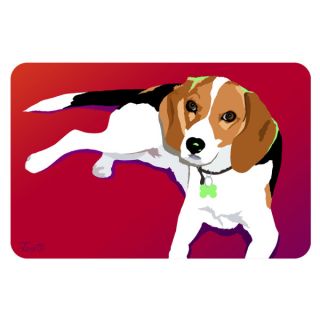 Bungalow Printed Beagle Pet Mat   Dog   Boutique