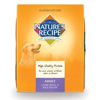 Nature's Recipe Adult Lamb Meal & Rice Dog Food   Food   Dog