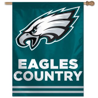 Eagles NFL Logo EAGLES COUNTRY 27 x 37 Vertical Flag