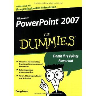 PowerPoint 2007 für Dummies Doug Lowe, Marion Thomas