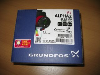 Grundfos Alpha 2 25 60 180 Energiespar Pumpe OVP   NEU