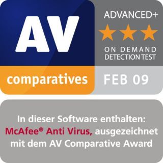McAfee Antivirus Plus 2010   1 User Software