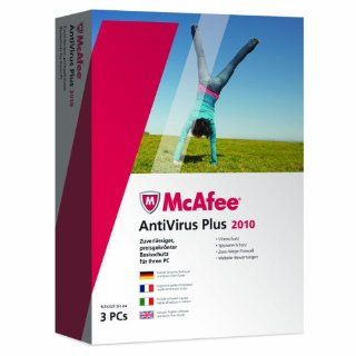McAfee Antivirus Plus 2010   3 User Software