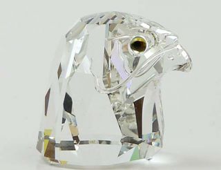 Swarovski Falkenkopf Falke falcon head paperweight Optik Verpackung