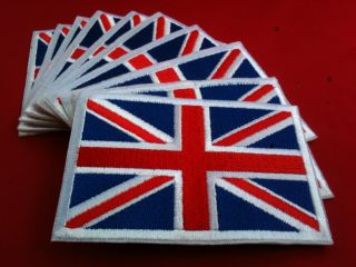 Neu Aufnäher Patch England Fahne Union Jack GB Royal Aufbügelbar