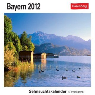 Kalender 2012 Bayern Sehnsuchtskalender Postkartenkalender 