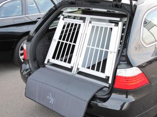 Hundetransportb ox Doppelbox Hundebox Alubox N44