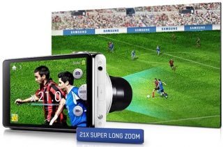 Samsung Galaxy Kamera 4,8 Zoll weiß Kamera & Foto
