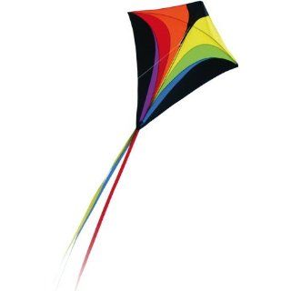 Drachen Eddy XL Rainbow 90 x 100cm Einleiner Kite Küche