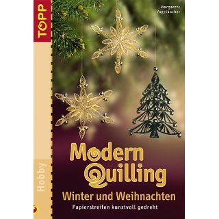 Modern Quilling. Winter und Weihnachten Papierstreifen kunstvoll