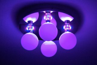 Design Lampe mit LED Farbwechsler Fernbedienung Deckenlampe