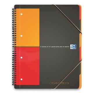 Oxford 357001801   Organiserbook A4+/80 kariert/gelocht ECF 