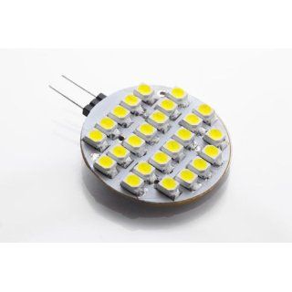 10 Stück G4 LED Leuchtmittel Lampen 24 SMD LEDs, 12V, warm weiss, 120