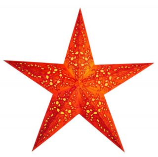 Starlightz Mono orange 60cm Fensterstern Weihnachtsstern mit Licht