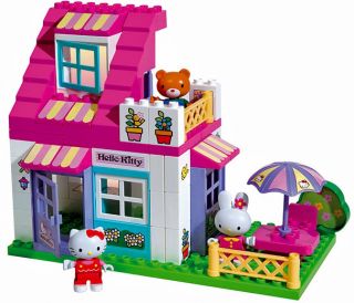 Big Hello Kitty Haus Bausteine Lego Duplo Komp 59 tlg