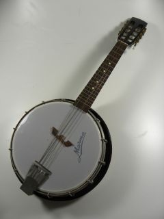 Banjo Balalaika mit Stoffhuelle ca 60 cm lang Instrument Gitarrenbanjo