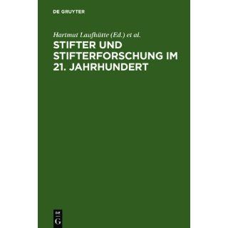 Stifter und Stifterforschung im 21. Jahrhundert Biographie