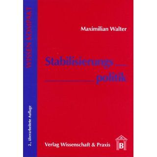Stabilisierungspolitik Maximilian Walter Bücher