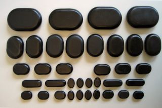 ebxx Hot Stones Basalt    Steine einzeln bestellen     Hotstone black