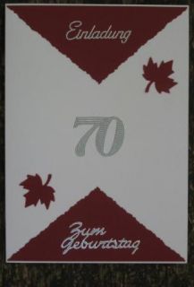 Einladungskarte Zum 70 Geburtstag (versch. Jahreszahlen) Einladung