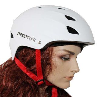 STREETSTAR Helm S für Waveboard, Skateboard, BMX, Inline usw., hell