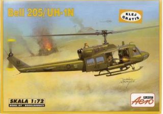 BELL 205 (HUEY) / UH 1 N SPECIAL OPERATIONS 1/72 AEROPLAST