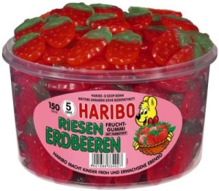 Haribo Dose Riesen Erdbeeren 1x150 Gummi 1,4kg (753924)