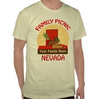 Nevada Family Picnic Reunion T shirt