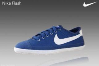 Nike Flash Gr.38,5 Schuhe Sneaker Slipper blau Turnschuhe Textil