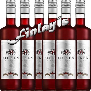 Ficken Likör Partyschnaps 6 Flaschen à 0,7 L 15,95 €/L