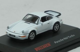 Modellauto Vollmer Porsche 964 turbo 187 weiß