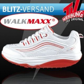 WALKMAXX Fitness Schuh , Größen41;Farbauswahlweiß rot 