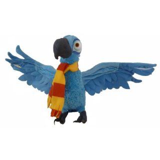 Rio Blu Papagei Ara Plüsch Stofftier 27 cm Spielzeug