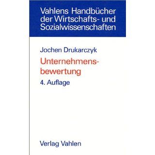 Unternehmensbewertung Jochen Drukarczyk Bücher